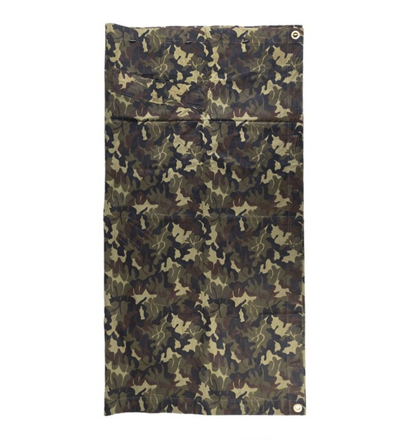 FOAIE DE CORT IMPERMEABILA, ADAPOST, PONCHO - 180 x 180 CM - CAMUFLAJ MOZAIC WOODLAND - SURPLUS MILITAR ARMATA ROMANA - CA NOUA 