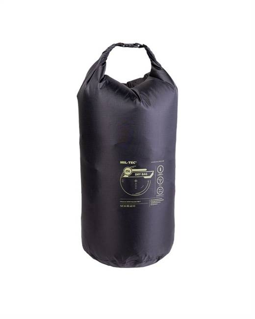 GEANTA DE TRANSPORT IMPERMEABILĂ - DRY BAG - 25 L - Mil-Tec® - NEAGRĂ