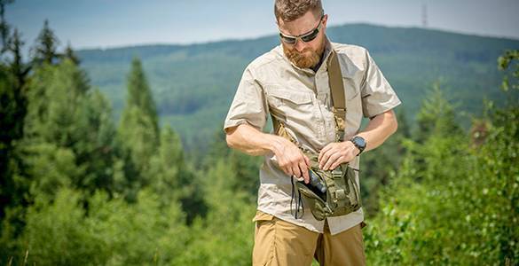 GEANTA - ESSENTIAL KITBAG® - 2.5 L - CORDURA® - Helikon-Tex® - US WOODLAND