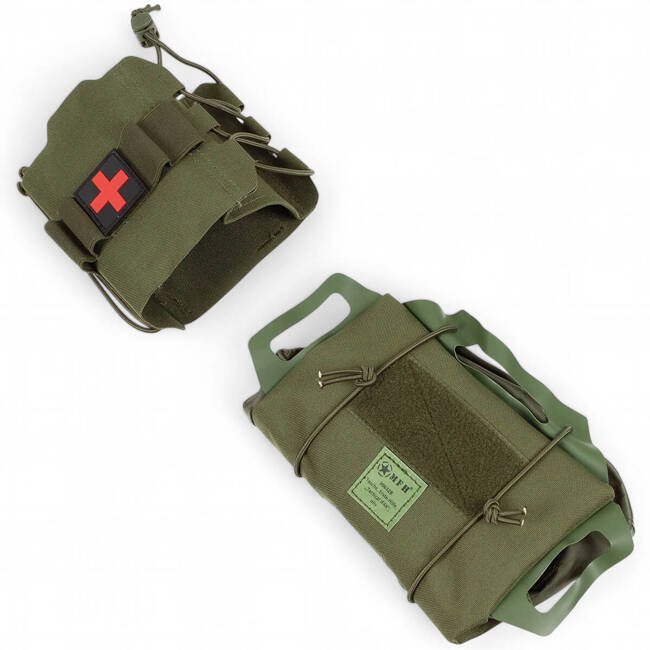 GEANTA, POUCH - PRIM AJUTOR -TACTICAL IFAK - MFH - VERDE OD