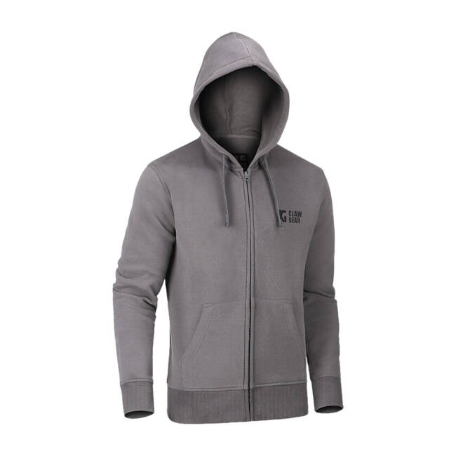 HANORAC CU FERMOAR SI LOGO CG - WOLF GREY - CLAWGEAR