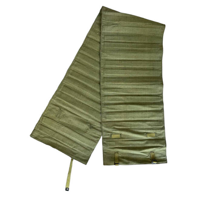 HUSA CU PROTECTII DIN KEVLAR - CURELE DIN TEXTIL - SURPLUS MILITAR ARMATA ROMANA - VERDE OD - IN STARE BUNA 