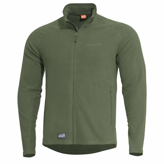 Hanorac Fleece cu fermoar „ARKOS” Verde Camo - Pentagon