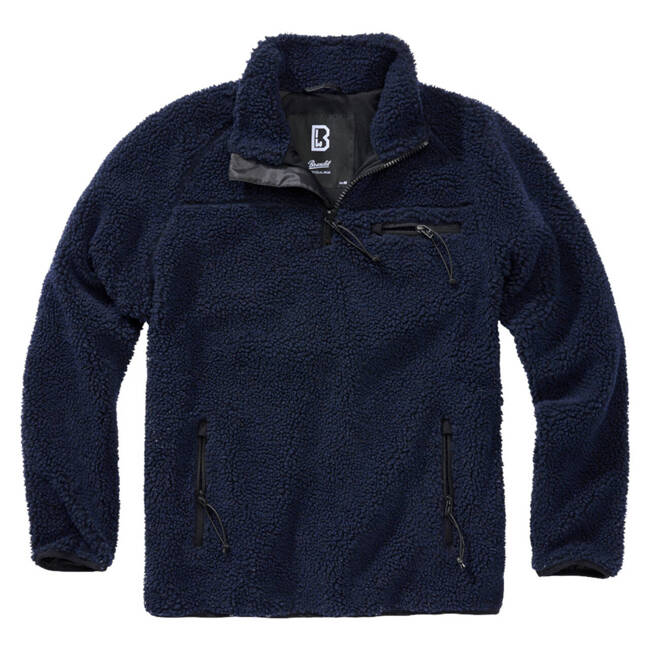 Hanorac Teddyfleece Troyer - bleumarin - Brandit