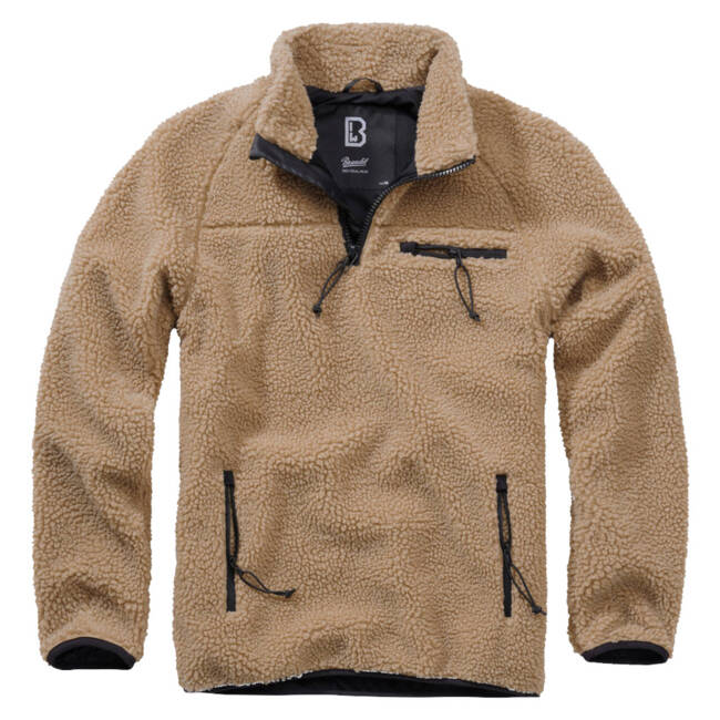 Hanorac Teddyfleece Troyer - camel - Brandit