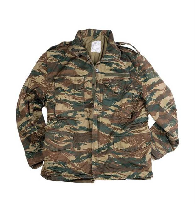 JACHETA AMERICANA M65 - FARA CAPTUSEALA - CAMUFLAJ GRECESC - SURPLUS MILITAR - UZATA