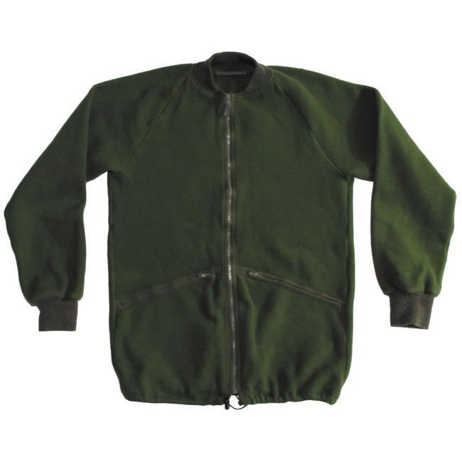 JACHETA BRITANICA - FLEECE - VERDE OD - SURPLUS MILITAR - UTILIZAT