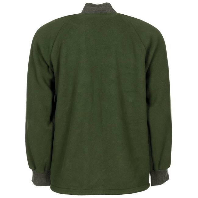 JACHETA BRITANICA - FLEECE - VERDE OD - SURPLUS MILITAR - UTILIZAT