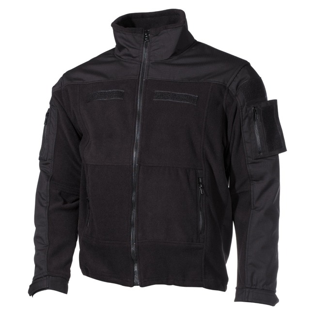 JACHETA "COMBAT" MFH - FLEECE - NEGRU