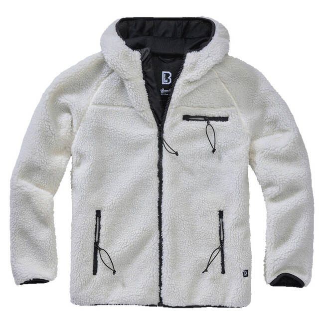 JACHETA DE IARNA CU GLUGA TEDDYFLEECE - ALBA - BRANDIT