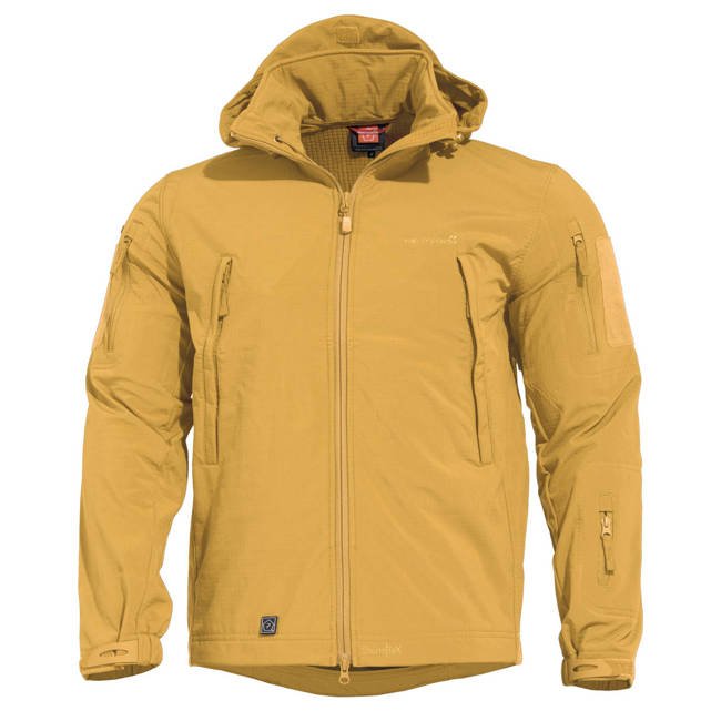 JACHETĂ IMPERMEABILĂ - ARTAXES SOFTSHELL - PENTAGON® - GALBEN TUSCAN