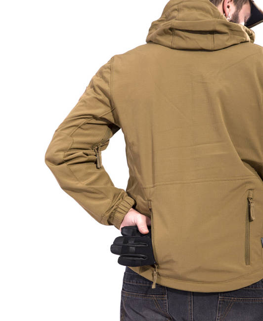 JACHETĂ IMPERMEABILĂ - ARTAXES SOFTSHELL - PENTAGON® - GALBEN TUSCAN