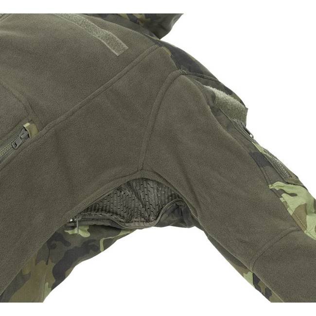 JACHETĂ MFH "COMBAT" - FLEECE - CZ CAMO M95