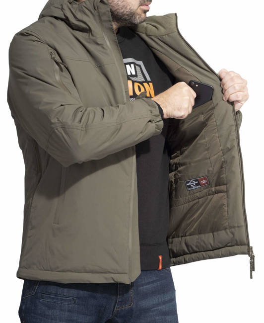 JACHETĂ PARKA - "HOPLITE" ESCAPE - PENTAGON® - VERDE RAL7013