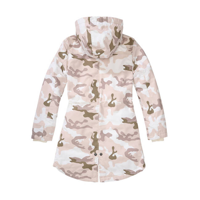 JACHETA PARKA PENTRU FEMEI - CANDY CAMO - CAMEL - BRANDIT