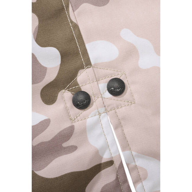 JACHETA PARKA PENTRU FEMEI - CANDY CAMO - CAMEL - BRANDIT