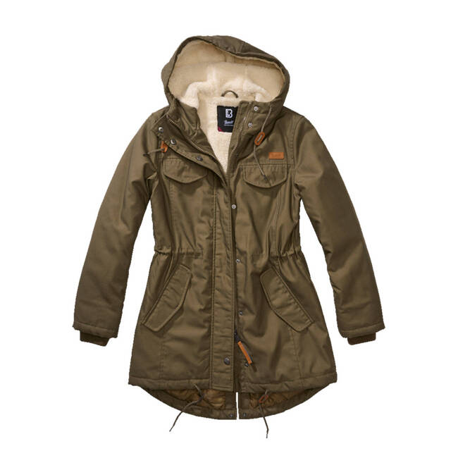 JACHETA PARKA PENTRU FEMEI - MARSH LAKE - OLIVE - BRANDIT