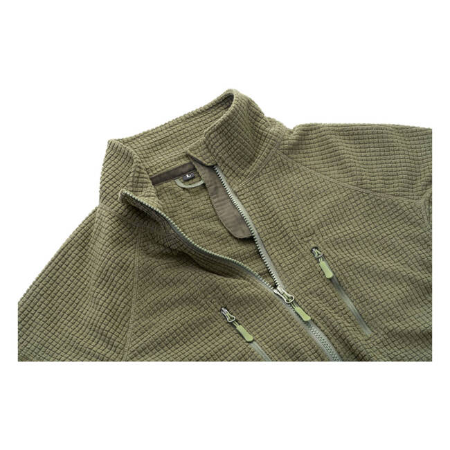 JACHETA  POLAR EAGLE TACTICAL FULL ZIP - VERDE OD - DEFCON 5