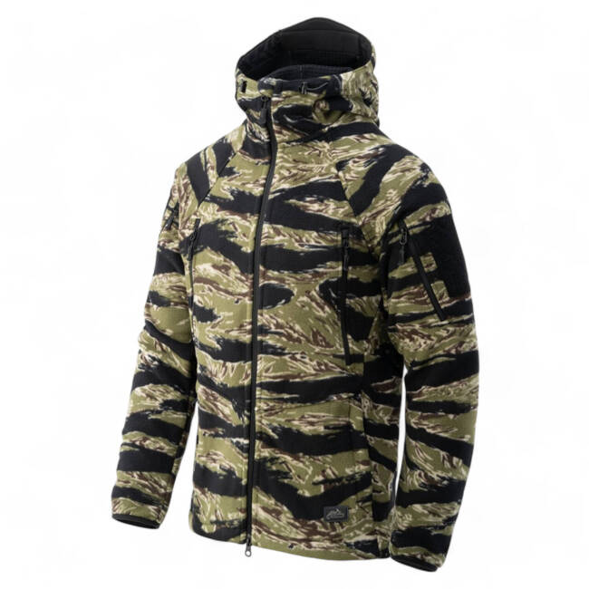 JACHETA USOARA DIN FLEECE HYBRID - PATRIOT MK2 - HELIKON-TEX - TIGER STRIPE