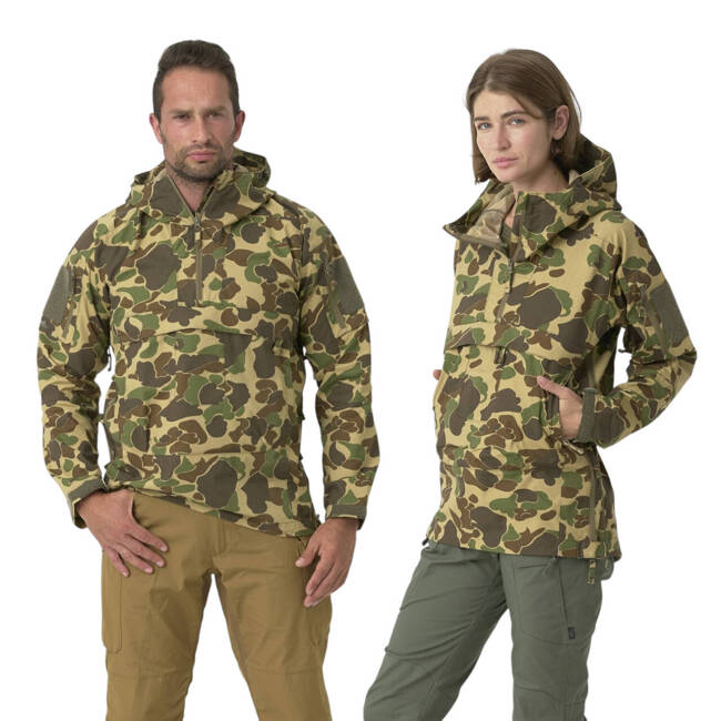 Jacheta Unisex Tracer Anorak - Polycotton Stretch Ripstop - Duck Hunter Camo - Helikon Tex