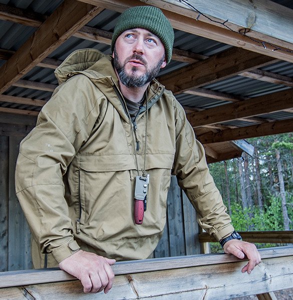 Jacheta WOODSMAN Anorak - Helikon Tex - Negru - Oliv Taiga