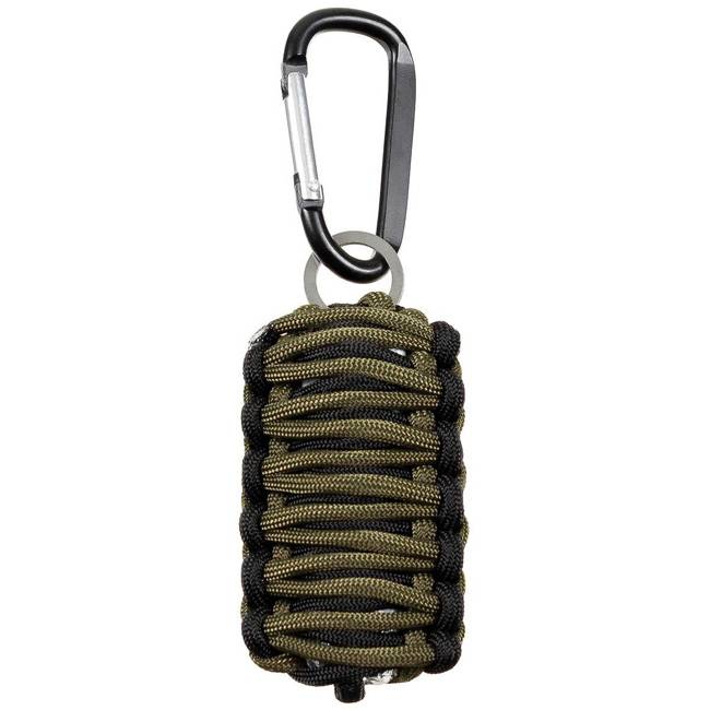 KIT DE SUPRAVIETUIRE - "PARACHUTE CORD" - MFH® - VERDE OD/NEGRU