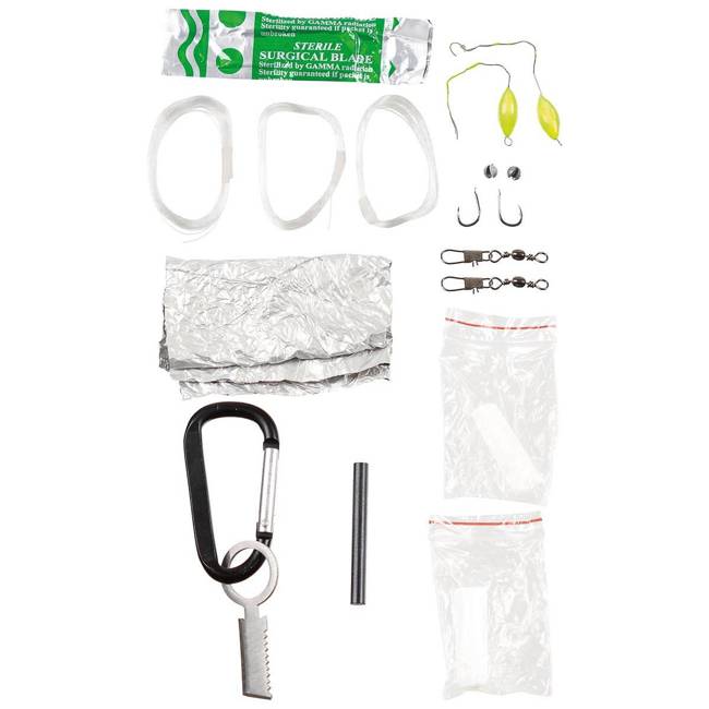 KIT DE SUPRAVIETUIRE - "PARACHUTE CORD" - MFH® - VERDE OD/NEGRU