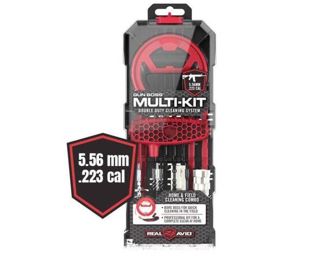 KIT PENTRU CURATAREA ARMELOR CU CALIBRUL .223 cal / 5.56 mm, AVGBMK223 - REAL AVID