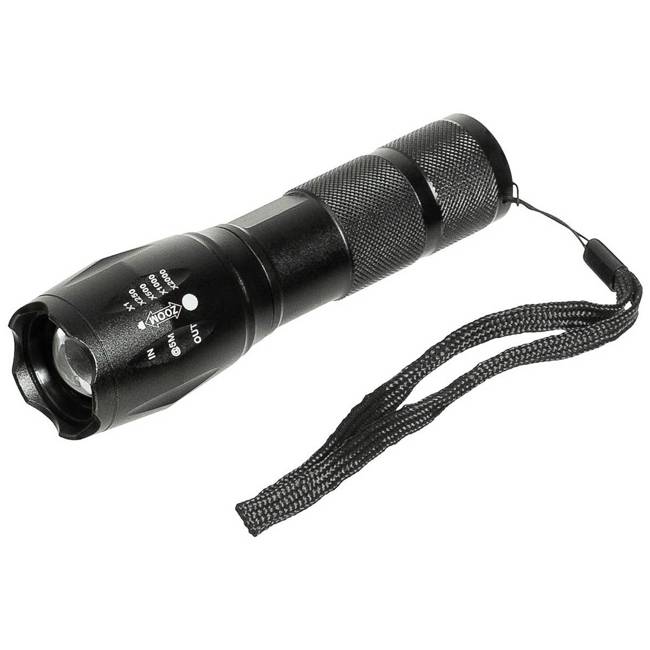 LANTERNĂ LED - "DELUXA MILITARY TORCH"