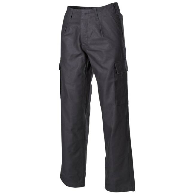 MFH® BW PANTALONI MOLESKIN - NEGRI