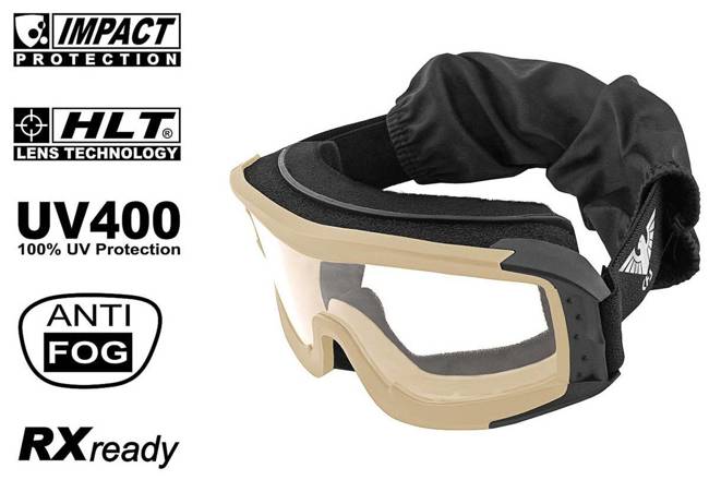 OCHELARI TACTICI - KHS® Tactical Eyewear - KAKI