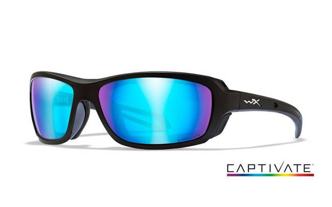 Ochelari - Wileyx - WAVE - Captivate Blue Mirror Matte Black Frame