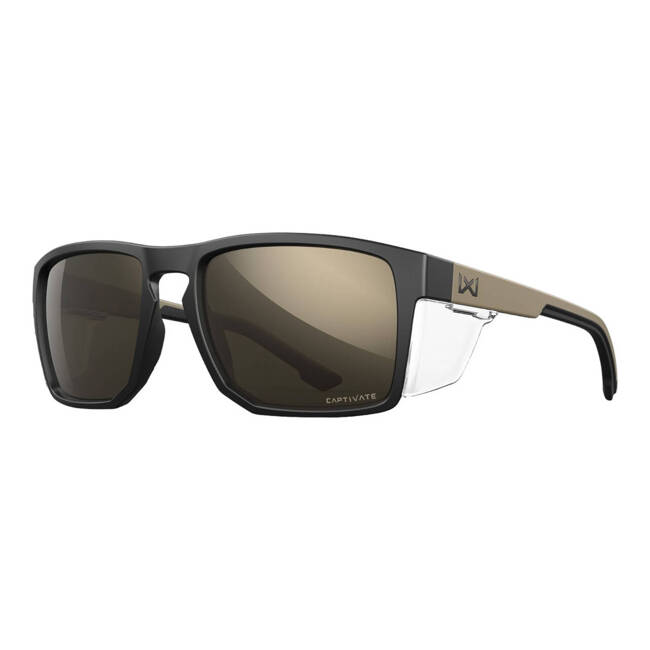 Ochelari tactici - WX FOUNDER Lenses: CAPTIVATE™ Tungsten Mirror Frame: Matte Black/Tan - WILEYX