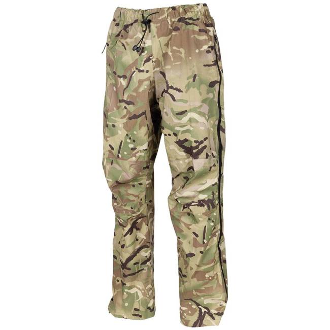 PANTALONI BRITANICI PENTRU PLOAIE - 3 STRATURI - MTP CAMO - CA NOU