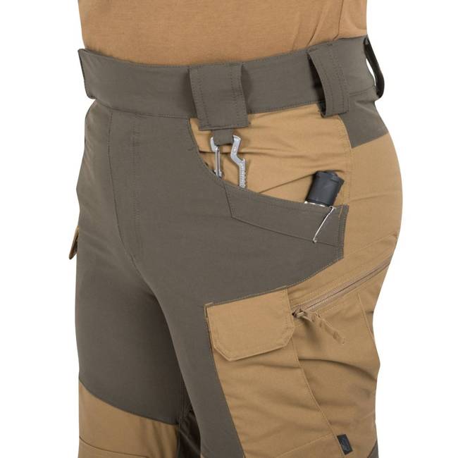 PANTALONI HYBRID OUTBACK - DURACANVAS - Helikon-Tex- GRI CENUSIU