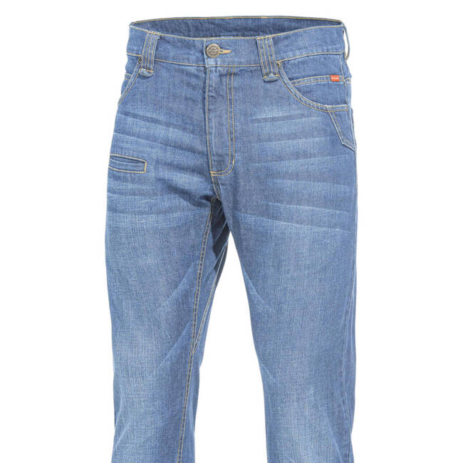 PANTALONI JEANS TACTICI - ROGUE - PENTAGON - ALBASTRU INDIGO DESCHIS - LUNGIME 34