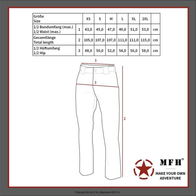 PANTALONI MULTIFUNCTIONALI - MICROFIBRA - OD