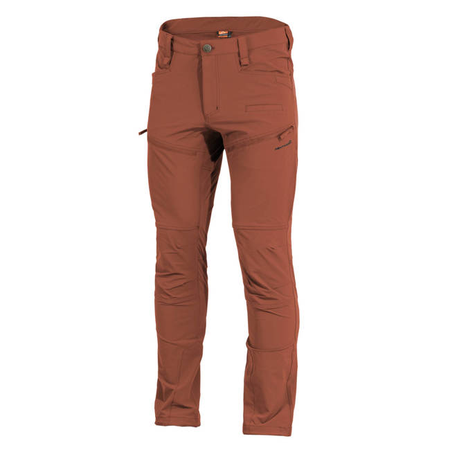 PANTALONI - "RENEGADE TROPIC" - PENTAGON® - ROȘU CĂRĂMIZIU - LUNGIME 34″