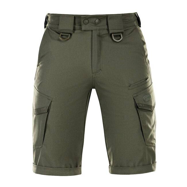 PANTALONI SCURTI AGGRESSOR GEN.II FLEX - ARMY OLIVE - M-TAC