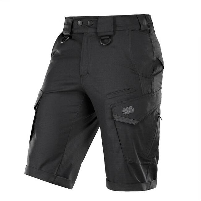 PANTALONI SCURTI AGGRESSOR GEN.II FLEX - NEGRI - M-TAC