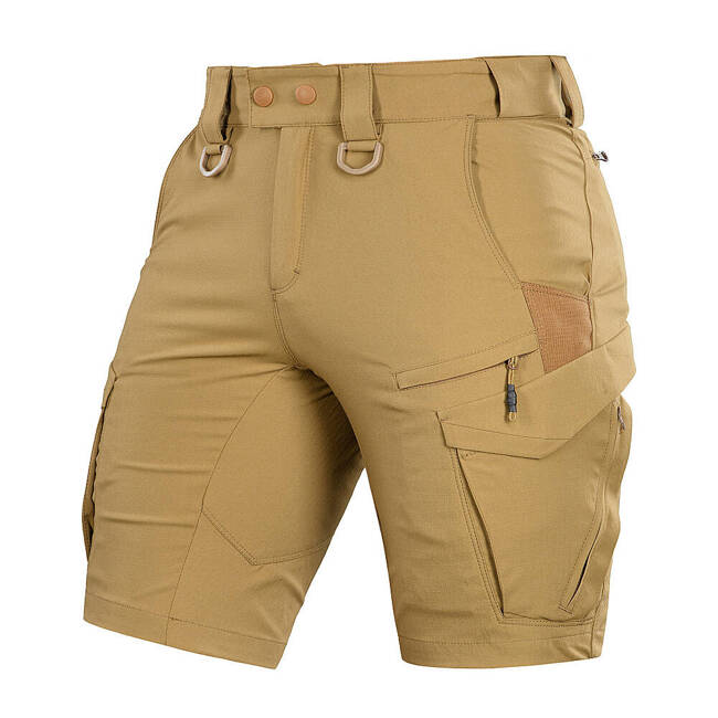 PANTALONI SCURTI AGGRESSOR SUMMER FLEX - COYOTE BROWN - M-TAC