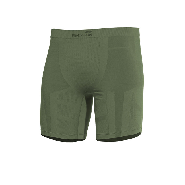 PANTALONI SCURȚI FUNCȚIONALI - "PLEXIS" - Pentagon® - VERDE CAMO