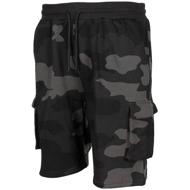 PANTALONI SCURTI, JOGGER, DARK CAMO - MFH