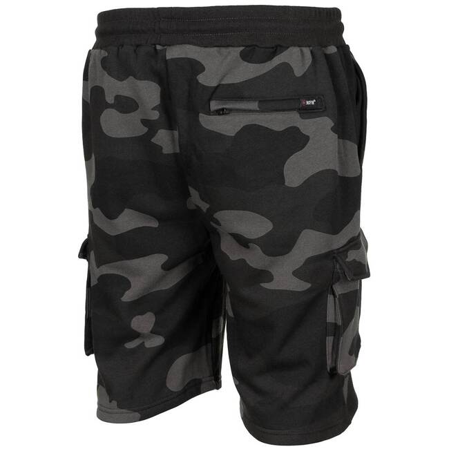 PANTALONI SCURTI, JOGGER, DARK CAMO - MFH