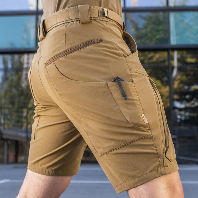 PANTALONI SCURTI RUBICON FLEX - COYOTE BROWN - M-TAC