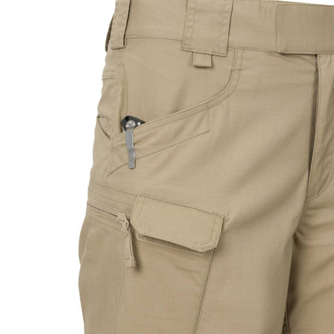 PANTALONI SCURTI TACTICI - UTS - POLIBUMBAC RIPSTOP - Helikon-Tex - GRI FUMURIU