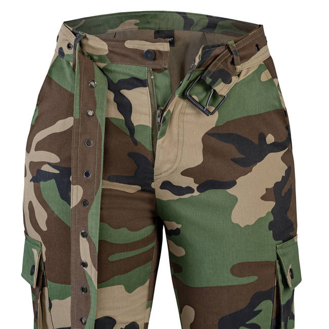 PANTALONI TACTICI "ARMY" - FEMEI - WOODLAND