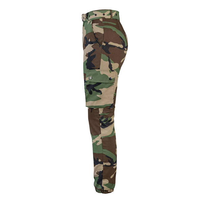 PANTALONI TACTICI "ARMY" - FEMEI - WOODLAND