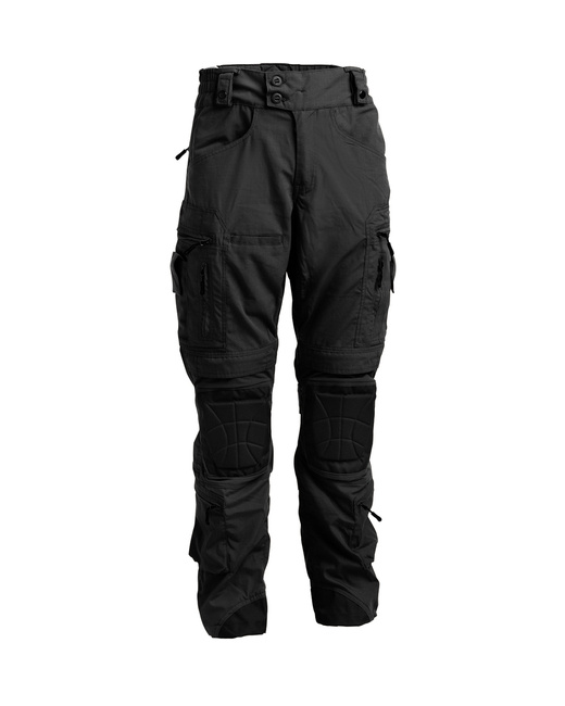 PANTALONI TACTICI CU GENUNCHIERE MOI, NEGRI - OPENLAND TACTICAL