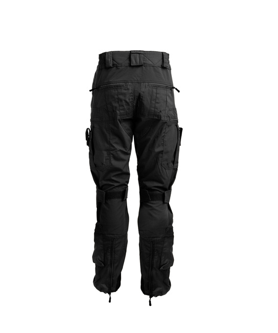 PANTALONI TACTICI CU GENUNCHIERE MOI, NEGRI - OPENLAND TACTICAL